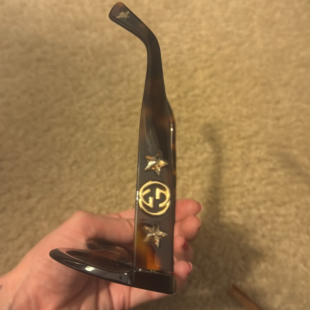 Gucci Oversized Tortoiseshell Sunglasses - Brown - Picture 4 of 4